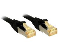 LINDY 47315 RJ45 Câble réseau, câble patch CAT 6a (câble brut CAT 7) S/FTP 20.00 m noir 1 pc(s)