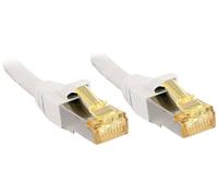 Lindy Câble patch RJ45 47328 S/FTP CAT6a (câble brut CAT7) 10 m blanc