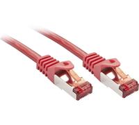 LINDY 47362 RJ45 Câble réseau, câble patch CAT 6 S/FTP 1.00 m rouge