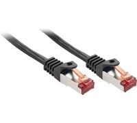 LINDY Câble réseau Basic Cat.6 S/FTP, Noir, 0,3m