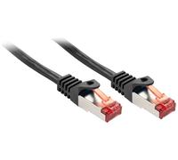 LINDY 47378 RJ45 Câble réseau, câble patch CAT 6 S/FTP 10.00 m noir 1 pc(s)
