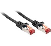 LINDY 47378 RJ45 Câble réseau, câble patch CAT 6 S/FTP 10.00 m noir 1 pc(s)