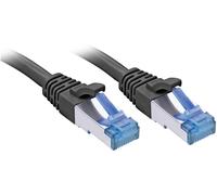LINDY 47416 RJ45 Câble réseau, câble patch CAT 6a S/FTP 5.00 m noir contacts dorés, gaine TPE, blindé 1 pc(s)