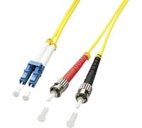 LINDY 47463 fibre optique FO Câble de raccordement [1x LC mâle - 1x ST mâle] 9/125 µ Singlemode OS2 5.00 m
