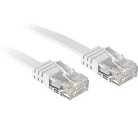 LINDY 47503 RJ45 Câble réseau, câble patch CAT 6 U/UTP 3.00 m blanc avec cliquet dencastrement 1 pc(s)