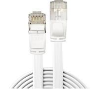 Lindy Câble réseau plat RJ45 Cat.6A U/FTP 3 m blanc (47543)