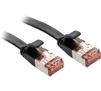 LINDY 47572 RJ45 Câble réseau, câble patch CAT 6 U/UTP 2.00 m noir avec cliquet d'encastrement 1 pc(s)