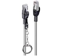 Câble réseau sécurisé Cat.6A S/FTP LSZH, Gris, 15m