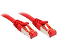 LINDY 47740 RJ45 Câble réseau, câble patch CAT 6 S/FTP 20.00 m rouge 1 pc(s)