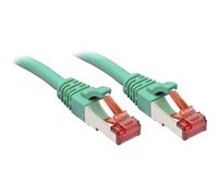 LINDY 47747 RJ45 Câble réseau, câble patch CAT 6 S/FTP 1.00 m vert avec cliquet
