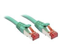 LINDY 47747 RJ45 Câble réseau, câble patch CAT 6 S/FTP 1.00 m vert avec cliquet