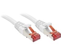 LINDY 47801 RJ45 Câble réseau, câble patch CAT 6 S/FTP 30.00 m blanc avec cliquet d'encastrement 1 pc(s)