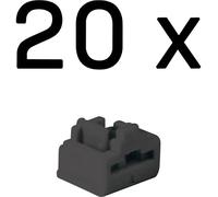 Lindy Verrous de port RJ45 – Noir – 20 pièces