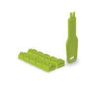 Lindy 47894 Kit 10 Bloqueurs de Port RJ-45 Vert ABS avec imensions 20x74.5x5.9mm - Certifications CE, UKCA, RoHS, REACH