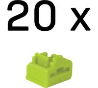 Lindy Bloqueurs de port RJ-45 (sans clé) – Pack de 20, vert