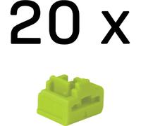 LINDY 47895 Serrures de port RJ45 vert