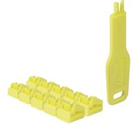 Lindy Bloqueur de port LAN – Verrous RJ45 avec clé – Jaune (10 pièces)