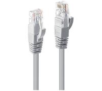 LINDY 48001 RJ45 Câble réseau, câble patch CAT 6 U/UTP 0.50 m gris