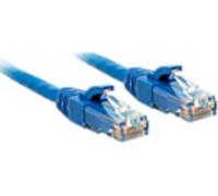 LINDY 48020 RJ45 Câble réseau, câble patch CAT 6 U/UTP 5.00 m bleu 1 pc(s)
