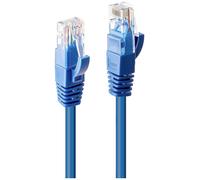 LINDY 48025 RJ45 Câble réseau, câble patch CAT 6 U/UTP 30.00 m bleu 1 pc(s)