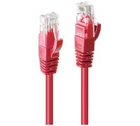 LINDY 48040 RJ45 Câble réseau, câble patch CAT 6 U/UTP 30.00 m rouge 1 pc(s)