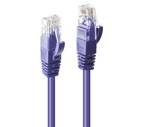 Lindy Câble réseau RJ45 48122 – Cat 6 U/UTP 1,00 m Violet 1 pc