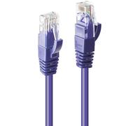 LINDY 48129 RJ45 Câble réseau, câble patch CAT 6 U/UTP 20.00 m violet 1 pc(s)