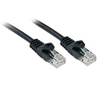 Lindy Câble RJ45 48195 – CAT6 U/UTP 5 m Noir 1 pc