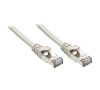 Lindy Câble Ethernet 48342 RJ45 Cat5e (F/UTP) 1 m Gris avec cliquet d'encastrement