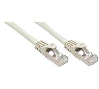 Lindy Câble réseau RJ45 48394 – CAT 5e F/UTP 5 m gris avec cliquet d'encastrement