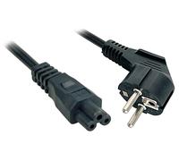 Lindy 5m, CEE 7/7 - IEC 320 C5 noir CEE7/7 Coupleur C5