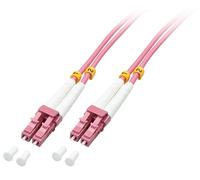 LINDY 5m Fibre Optic Cable LC/LC OM4