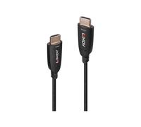Lindy Câble HDMI 60 m cuivre/fibre optique hybride HDMI mâle–HDMI mâle 8K60/4K120 Noir