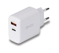 LINDY 65W USB Type A & C GaN Charger