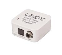 Lindy 70411 changeur de genre de câble Toslink RCA Blanc