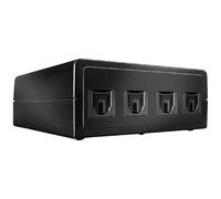 Lindy 70437 commutateur audio Noir