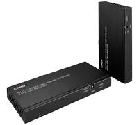 LINDY - Transmetteur et récepteur - Rallonge vidéo/audio/infrarouge/série - HDBaseT - plus de CAT 6 - jusqu'à 70 m
