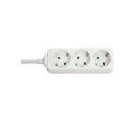 Lindy 73100 Multiprise 3 Prises Type F Intérieur Blanc - 230V / 16A - Installation Intérieure - Puissance Max 3680W