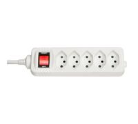 Lindy 73167 Prises multiples 5x avec interrupteur Suisse