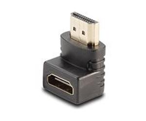 Lindy 90° Adapter - Down - adaptateur d'angle droit d'HDMI