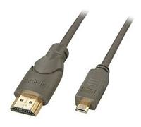 Lindy 41353 câble HDMI 2 m HDMI Type A (Standard) HDMI Type D (Micro) Noir, Or
