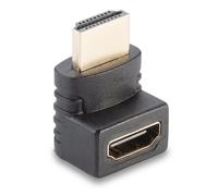 Lindy Adaptateur HDMI femelle vers HDMI mâle coudé à 90 dégrés vers le haut