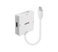 LINDY Adaptateur Mini DP 1.2 vers HDMI 4K30 DVI VGA