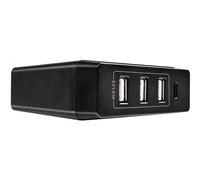 Lindy adaptateur secteur - 3 x USB Type A, 24 pin USB-C - 72 Watt