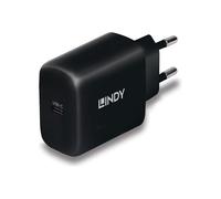 Lindy - Adaptateur secteur - GaN - 65 watt - 3 A - PD 3.0, PD/PPS (USB-C) - noir