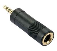 Lindy 35621 changeur de genre de câble 3.5mm 6.3mm Noir