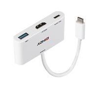 Lindy adaptateur vidéo - HDMI / USB - 18 cm