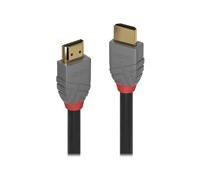 Câble de raccordement LINDY HDMI Fiche mâle HDMI-A, Fiche mâle HDMI-A 5.00 m noir 36965 4K UHD Câble HDMI
