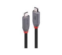 Lindy Câble USB4 240W Type C vers C Anthra Line 40Gbit/s 1,5 m