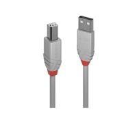 Lindy Câble USB 2.0 36681 Type A vers B USB-A mâle USB-B mâle 0,5 m Gris